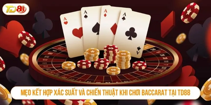 Mẹo kết hợp xác suất và chiến thuật khi chơi baccarat tại TD88