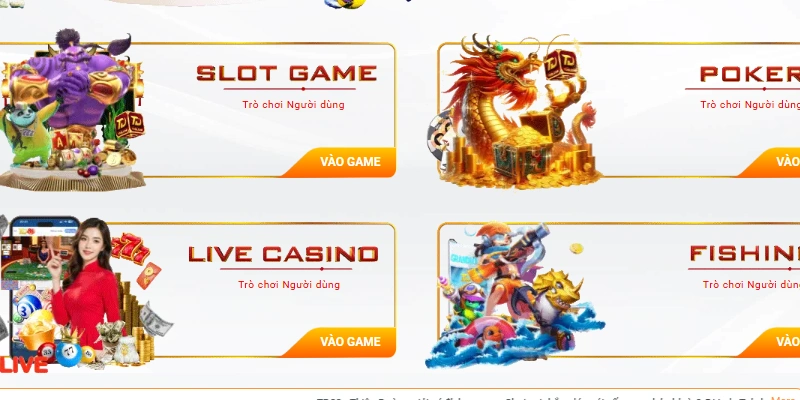 Giao diện trang chủ của TD88 được thiết kế khoa học, phối màu bắt mắt 