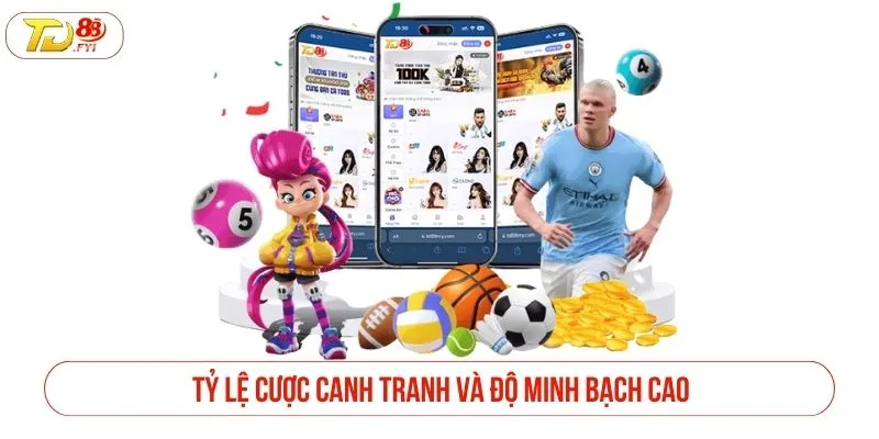 Tỷ lệ cược canh tranh và độ minh bạch cao